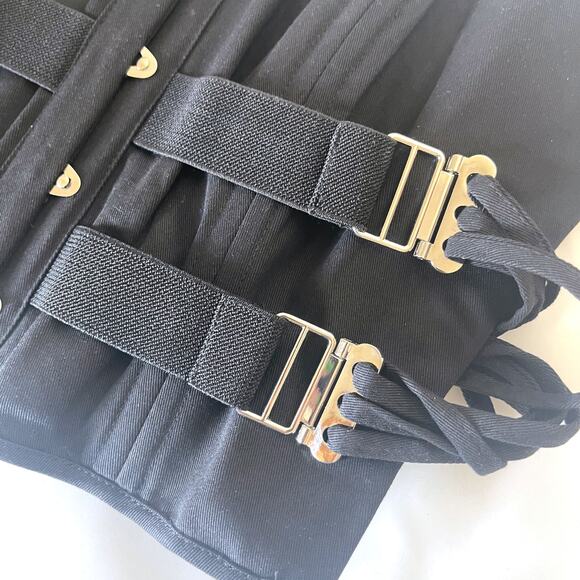 WITH JEAN NWT Fasten Corset Top in Black Size M - Picture 10 of 16